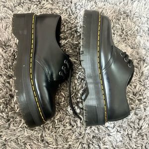 1461 Smooth Leather Platform Shoes Dr Martens